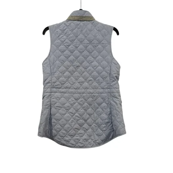 PETER MILLAR Addison Quilted Travel Vest ICE BLUE Women’s M Golf Outdoor Luxury - Picture 10 of 16